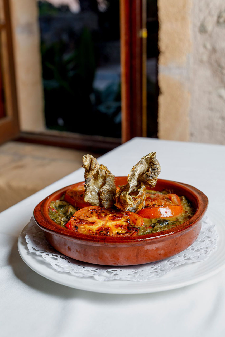 Plato tradicional mallorquín, en Son Terrassa